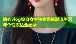 糖心vlog纹身女主独家揭秘潮流生活与个性表达全纪录