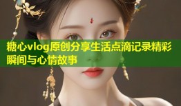 糖心vlog原创分享生活点滴记录精彩瞬间与心情故事