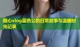 糖心vlog蓝色公的日常故事与温暖时光记录