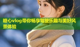 糖心vlog带你畅享驾驶乐趣与美好风景体验