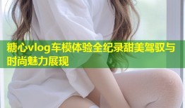 糖心vlog车模体验全纪录甜美驾驭与时尚魅力展现