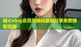 糖心vlog会员兑换码最新分享免费领取指南