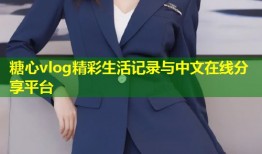 糖心vlog精彩生活记录与中文在线分享平台