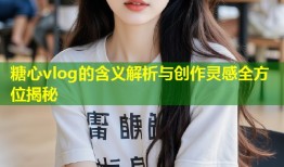 糖心vlog的含义解析与创作灵感全方位揭秘