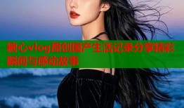 糖心vlog原创国产生活记录分享精彩瞬间与感动故事