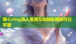 糖心vlog真人直播互动精彩瞬间尽在掌握