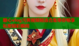 糖心vlog污黄视频精选合集带你畅享私密精彩瞬间