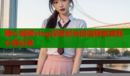 糖心视频vlog深夜时光自由释放真我心情记录