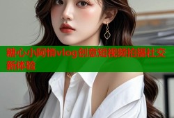 糖心小阿悄vlog创意短视频拍摄社交新体验