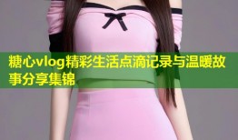 糖心vlog精彩生活点滴记录与温暖故事分享集锦