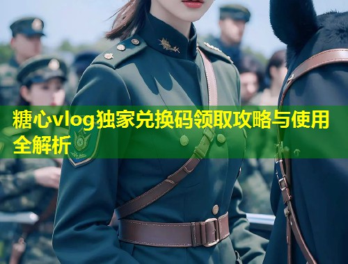 糖心vlog独家兑换码领取攻略与使用全解析