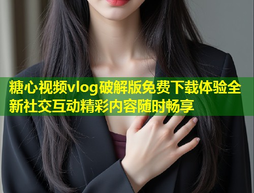 糖心视频vlog破解版免费下载体验全新社交互动精彩内容随时畅享