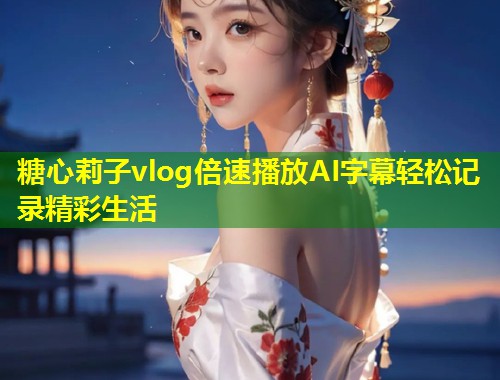 糖心莉子vlog倍速播放AI字幕轻松记录精彩生活