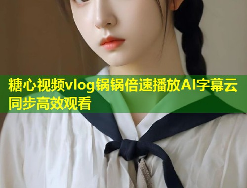 糖心视频vlog锅锅倍速播放AI字幕云同步高效观看